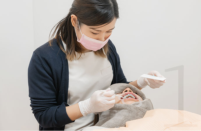 施術の様子